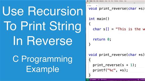 C Program to Reverse A String Using Different .